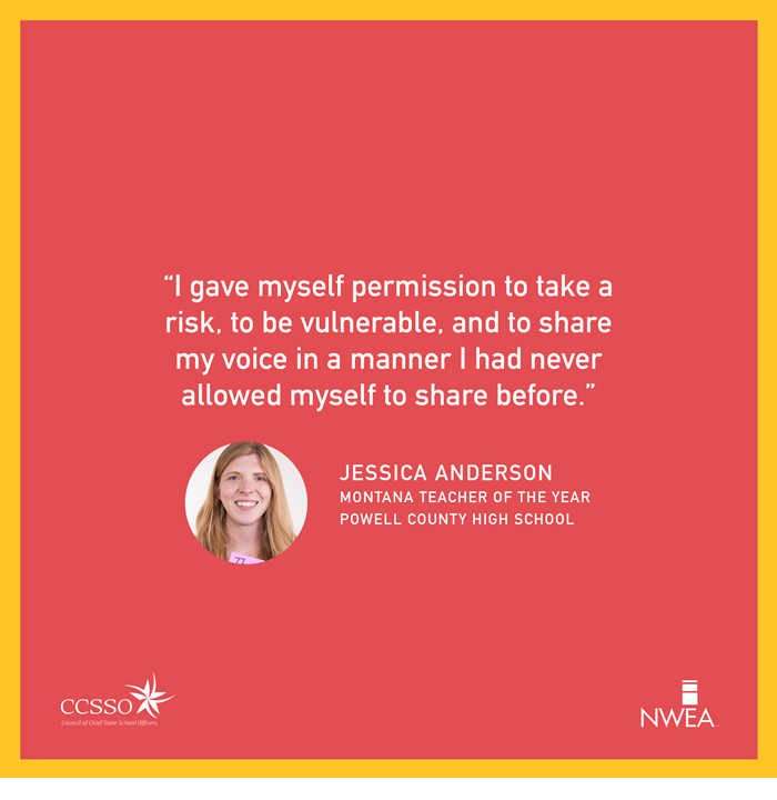 杰西卡·安德森;2016年蒙大拿州年度教师
