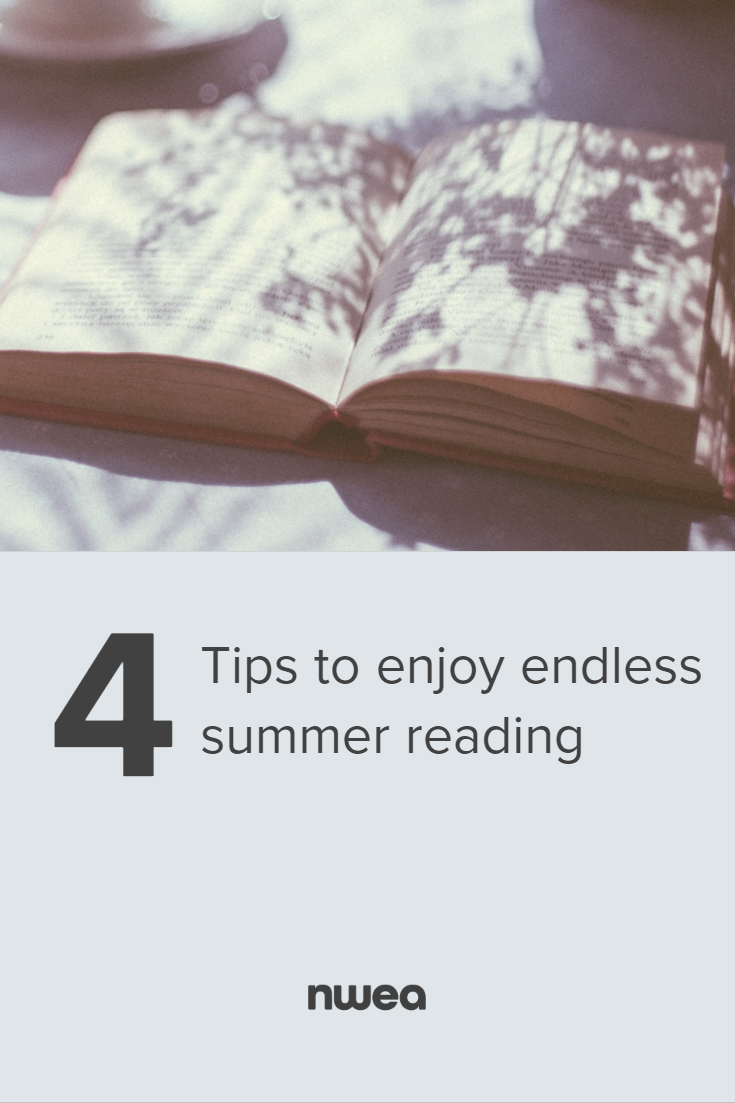 促进夏季阅读的四个技巧- Pinterest