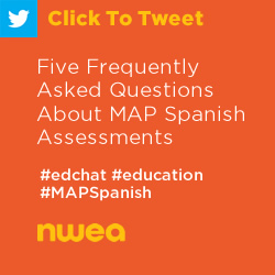 推特:关于地图西班牙语评估的五个常见问题https://ctt.ec/JcUE6+ #edchat #教育#ELL #西班牙语#地图增长