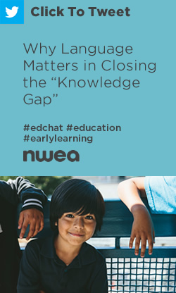 推特:为什么语言在缩小“知识鸿沟”方面很重要https://ctt.ec/f0n5a+ #edchat #education #earlylearning