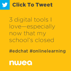 我喜欢的3个数字工具，尤其是现在我的学校关闭了https://nwea.us/2QGOFGr #edchat #onlinelearning