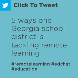 推特:乔治亚州一个学区解决远程教育的5种方法https://nwea.us/3gLHU1p #远程教育#edchat #教育